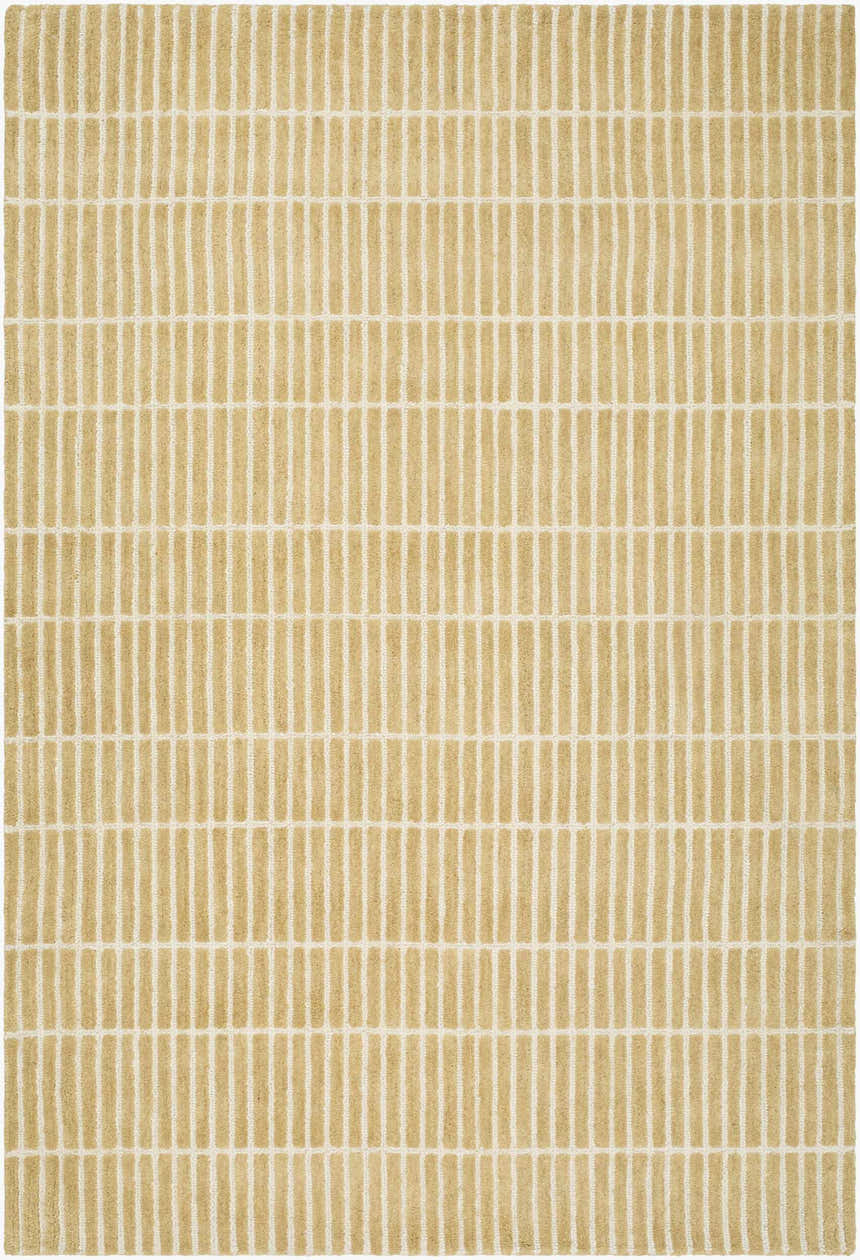 Sample Finial Yellow Wool Area Rug