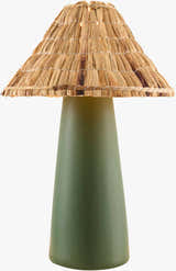Deep Orange Traditional Table Lamp for bedside or console tables