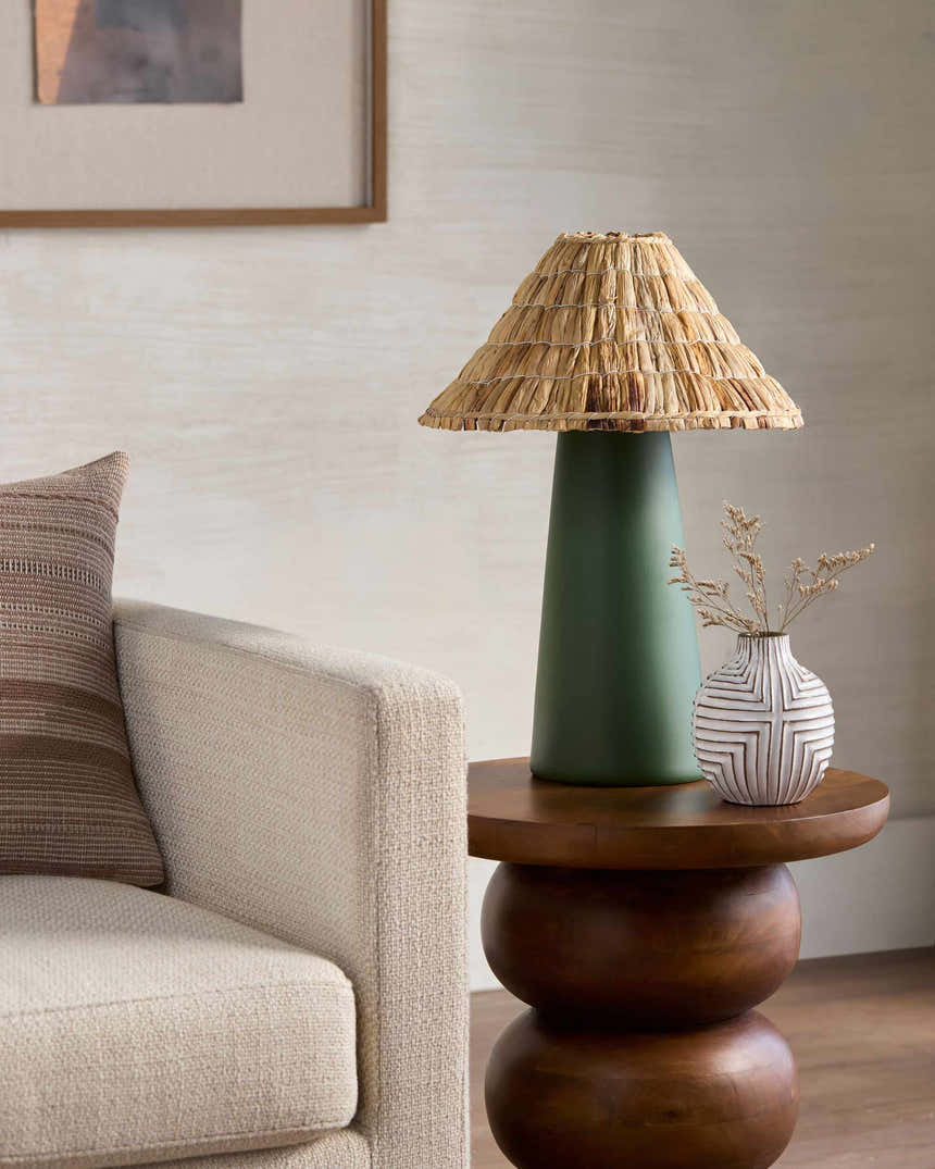 Deep Orange Traditional Table Lamp for bedside or console tables
