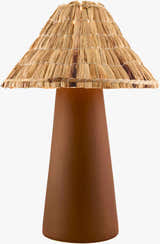 Warm Orange Traditional Table Lamp for bedside or console tables