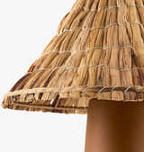 Warm Orange Traditional Table Lamp for bedside or console tables