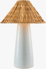 Cool Orange Traditional Table Lamp for bedside or console tables