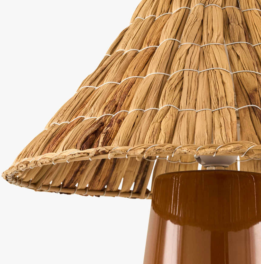Bright Orange Traditional Table Lamp for bedside or console tables