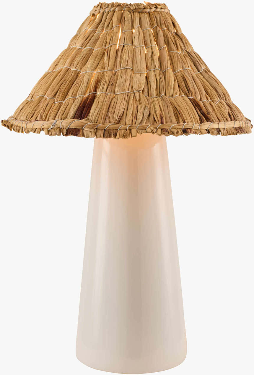 Muted Orange Traditional Table Lamp for bedside or console tables
