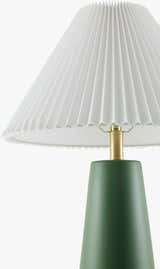 Forest Green Traditional Table Lamp for bedside or console tables