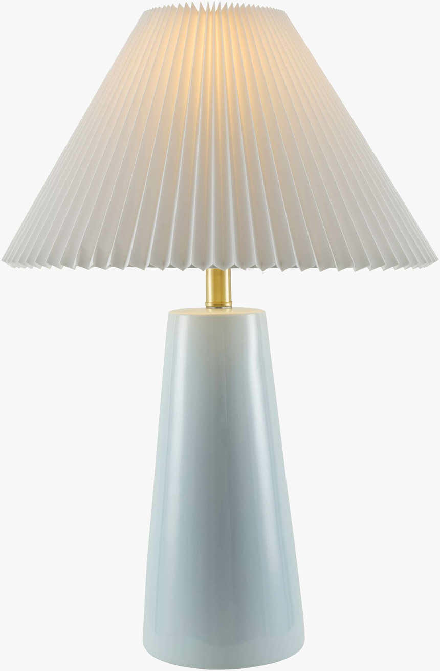 Light Gray Traditional Table Lamp for bedside or console tables