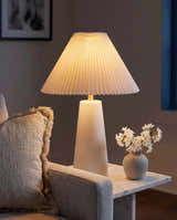 Dark Gray Traditional Table Lamp for bedside or console tables