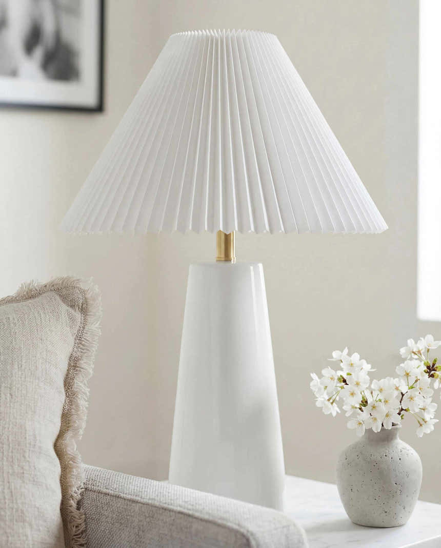 Dark Gray Traditional Table Lamp for bedside or console tables