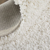 Feizy Stoneleigh Modern Solid - Ivory/White Area Rug