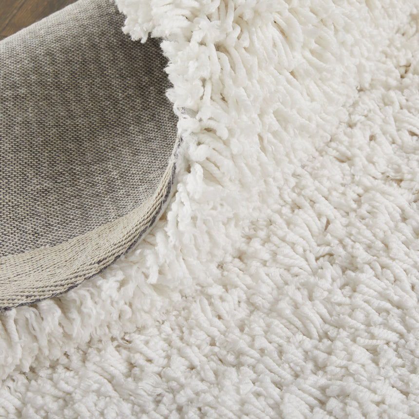 Feizy Stoneleigh Modern Solid - Ivory/White Area Rug