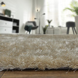 Feizy Indochine Modern Solid - Tan/Taupe Area Rug
