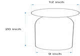 Orange Modern End Table for sofa or lounge seating
