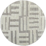 Feizy Ashby Transitional Geometric - Gray/Ivory Area Rug
