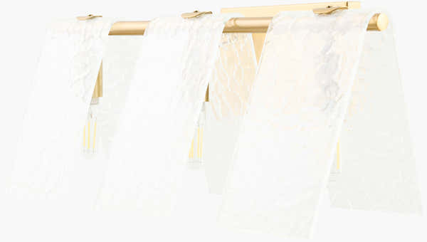 Soft White Modern Wall Sconce with glass details for hallway or bedroom lighting