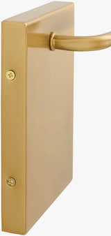 Deep Light Gray Modern Wall Sconce with glass details for hallway or bedroom lighting