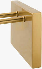Soft Light Gray Modern Wall Sconce with glass details for hallway or bedroom lighting