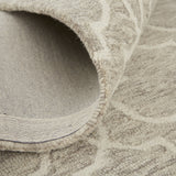 Feizy Belfort Transitional Trellis & Lattice - Gray/Ivory Area Rug