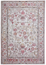 Feizy Armant Traditional Oriental - Ivory/Pink/Gray Area Rug - Clearance