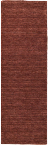 Feizy Luna Modern Solid - Orange/Red Area Rug