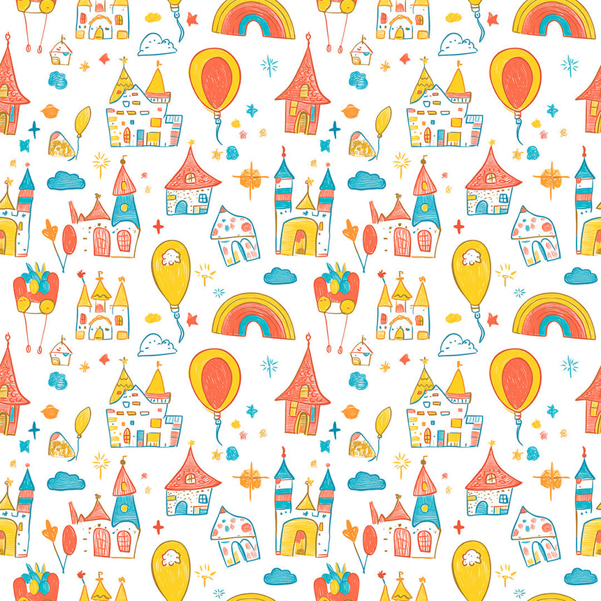 Crayon Castles & Rainbow Skies