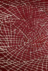 Web Hand Tufted 5x8 Modern Style Maroon Wool Area Rug