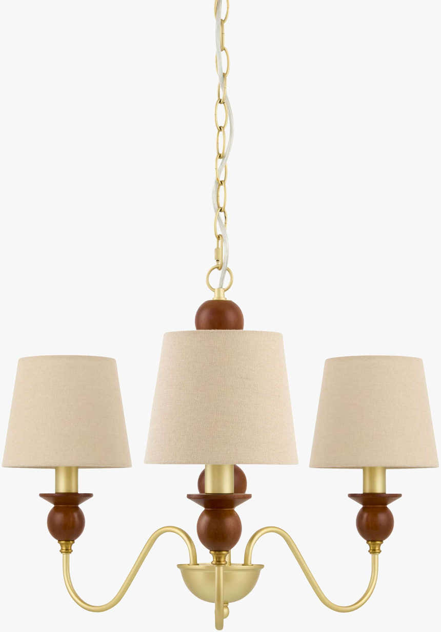 Huangtian Dark Brown Chandelier