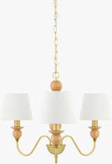 Huangtian Beige Chandelier