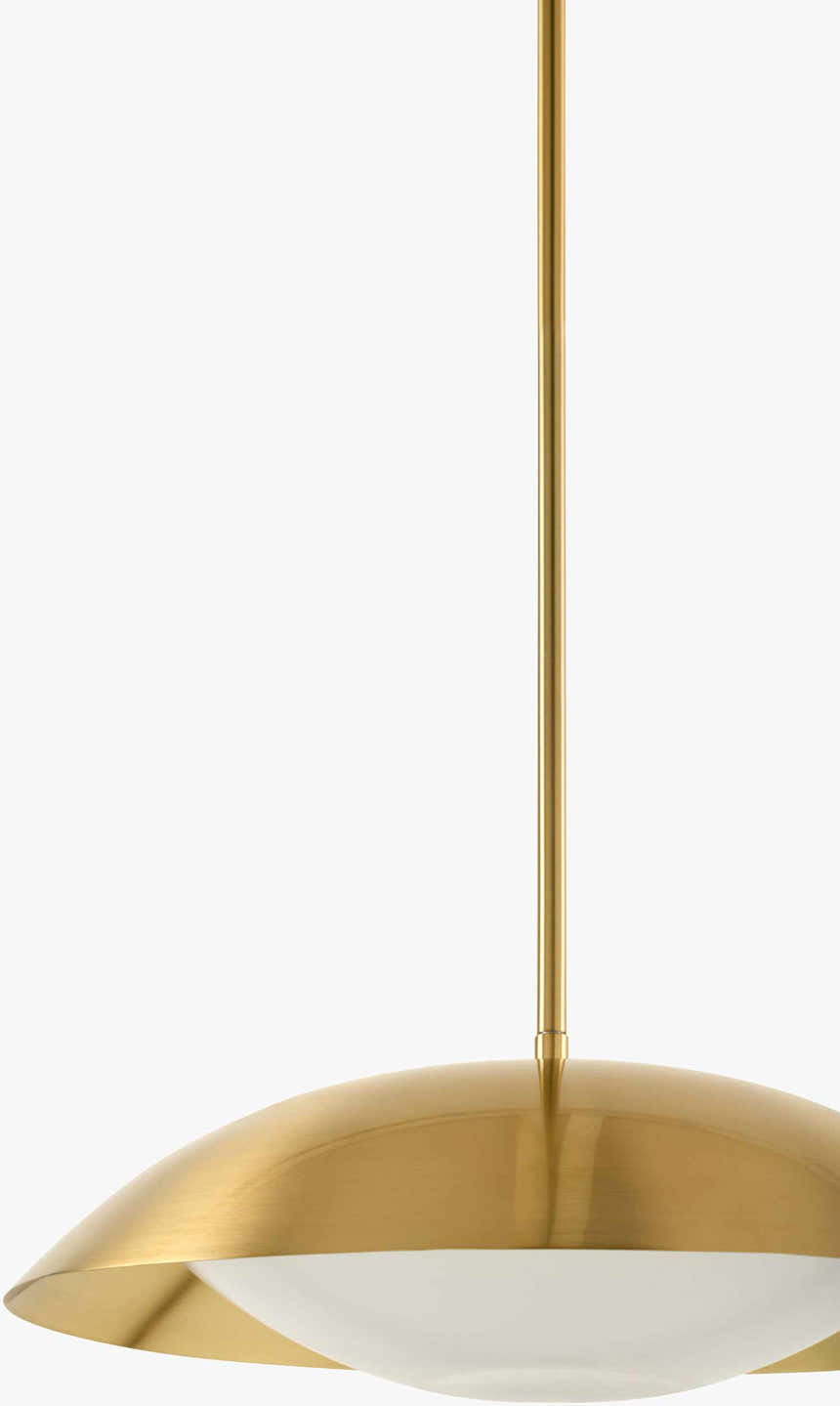Mustard Rustic Pendant Light for kitchen islands or dining areas
