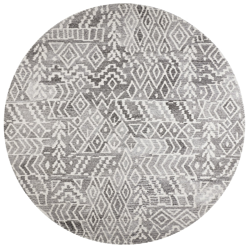 Feizy Asher Transitional Distressed - Gray/White Area Rug - Clearance