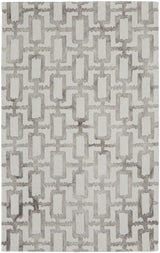 Feizy Lorrain Modern Geometric - Ivory/Taupe Area Rug