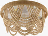 Rich Orange Coastal Chandelier for dining or living rooms