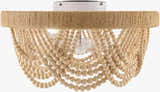 Rich Orange Coastal Chandelier for dining or living rooms