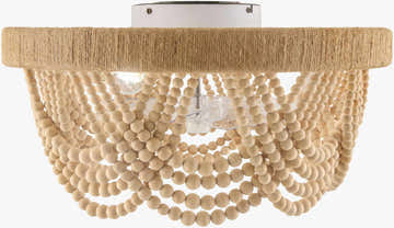 Rich Orange Coastal Chandelier for dining or living rooms
