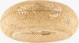 Orange Coastal Chandelier with woven details for dining or living rooms