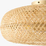 Orange Coastal Chandelier with woven details for dining or living rooms