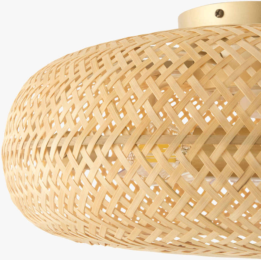 Orange Coastal Chandelier with woven details for dining or living rooms