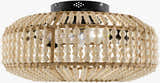 Deep Orange Coastal Chandelier for dining or living rooms