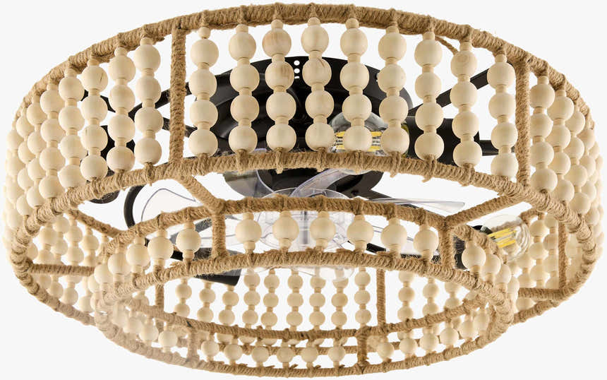 Soft Orange Coastal Chandelier for dining or living rooms