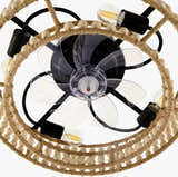 Soft Orange Coastal Chandelier for dining or living rooms