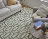 Feizy Lorrain Green Area Rug