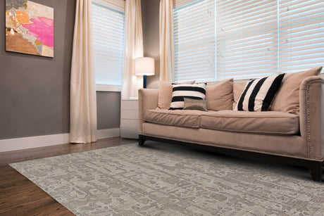 Feizy Leilani Modern Abstract - Taupe Area Rug - Clearance