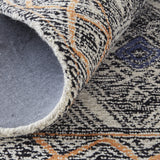 Feizy Arazad Transitional Geometric - Black/Ivory/Green Area Rug