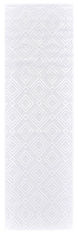 Feizy Saphir Mira Modern Geometric - White Area Rug - Clearance