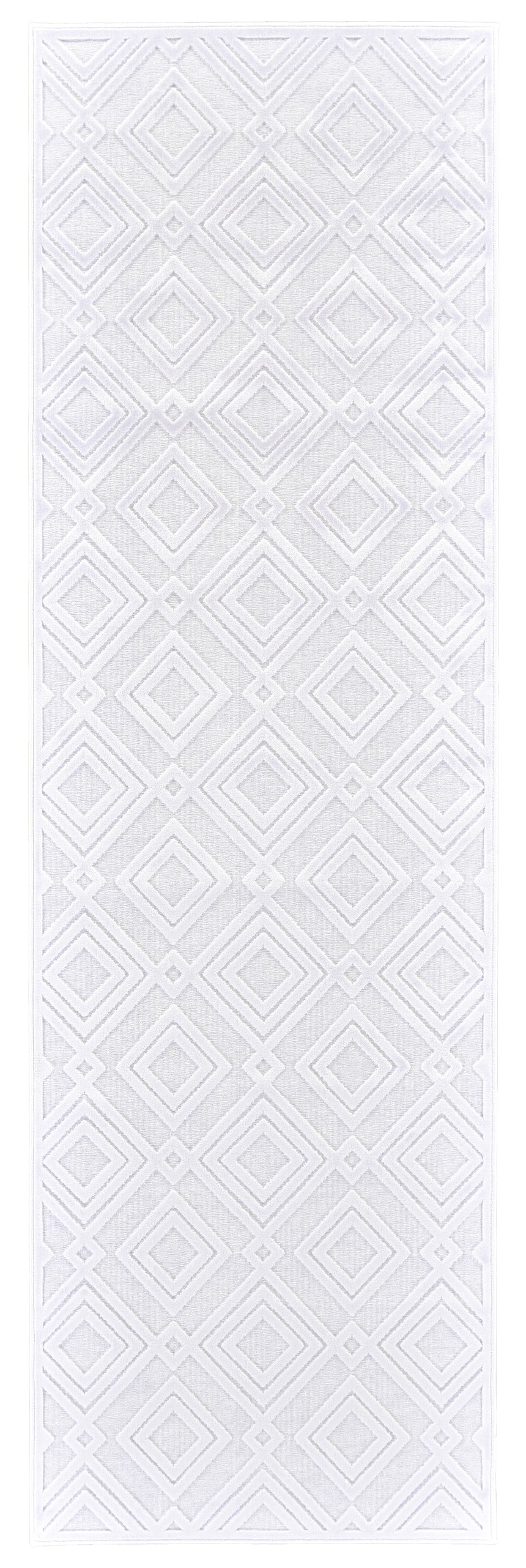Feizy Saphir Mira Modern Geometric - White Area Rug - Clearance