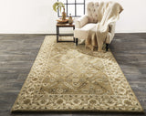 Feizy Eaton Traditional Oriental - Green/Brown/Taupe Area Rug