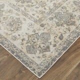 Feizy Celene Traditional Bordered - Ivory/Tan/Gray Area Rug