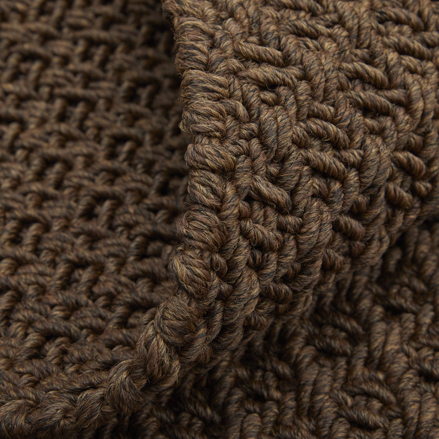 Feizy Tito Modern Solid - Brown Area Rug