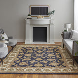 Feizy Wagner Traditional Oriental - Blue/Tan/Gold Area Rug