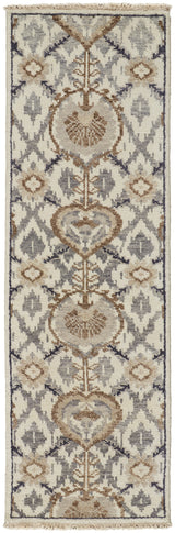 Feizy Beall Traditional Oriental - Ivory/Gray/Taupe Area Rug