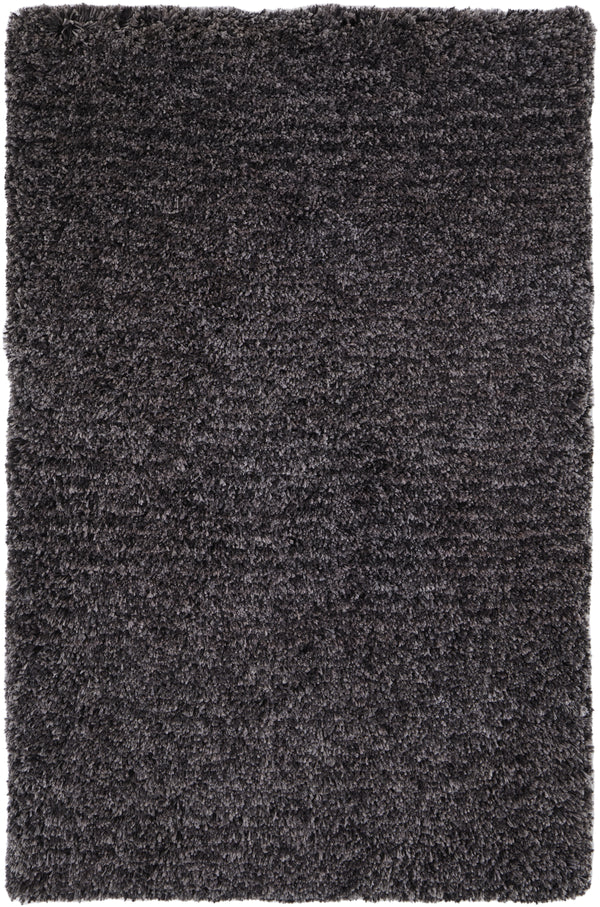 Feizy Stoneleigh Modern Solid - Black/Gray Area Rug